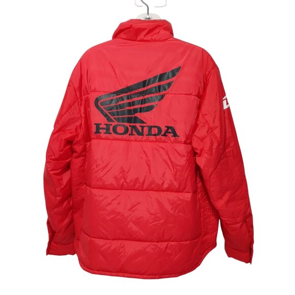 Honda Official Pusher Lightweight Jacket Red Women's Size L NEW - Picture 1 of 10